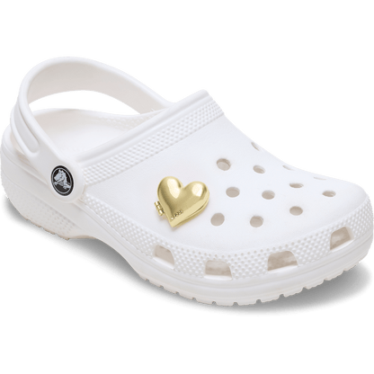 Women / Men Crocs - Gold Bubble Locket Heart Jibbitz™ charms
