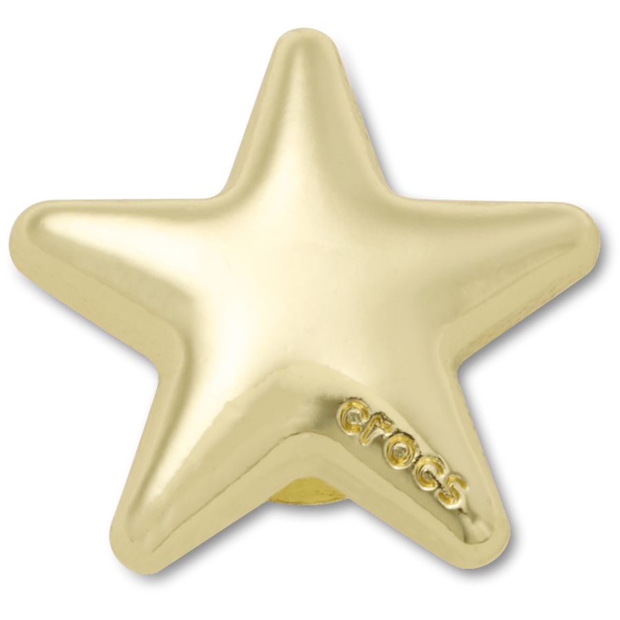 Women / Men Crocs - Gold Bubble Star Jibbitz™ charms