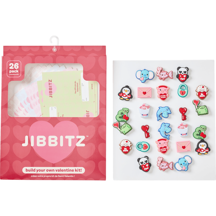 Women / Men Crocs - Valentines Day Card 26 Pack Jibbitz™ charms