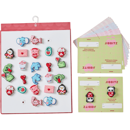 Women / Men Crocs - Valentines Day Card 26 Pack Jibbitz™ charms