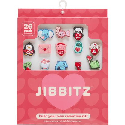 Women / Men Crocs - Valentines Day Card 26 Pack Jibbitz™ charms