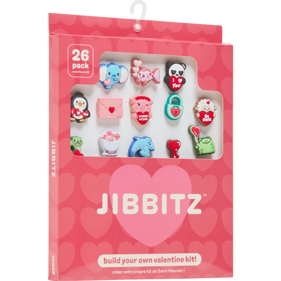Women / Men Crocs - Valentines Day Card 26 Pack Jibbitz™ charms