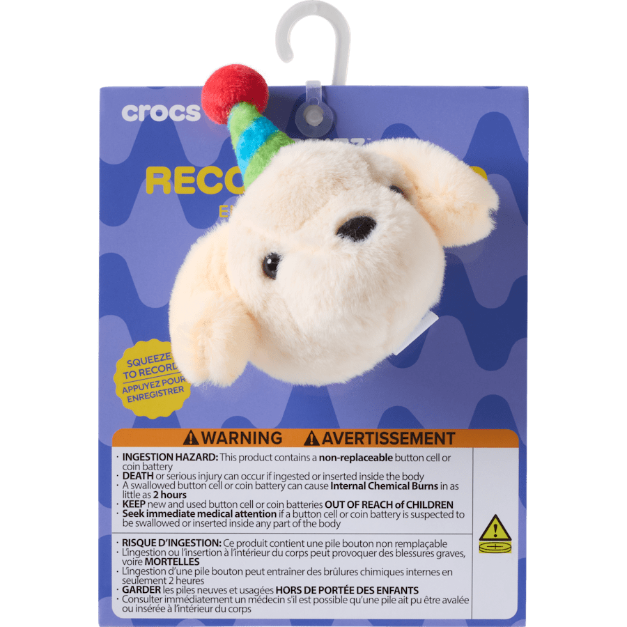 Women / Men Crocs - Record Your Own Sound Birthday Jibbitz™ charms