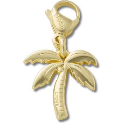 Women / Men / Kids Crocs - Gold Palm Tree Charm Jibbitz charm
