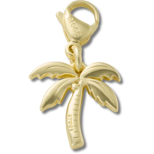 Women / Men / Kids Crocs - Gold Palm Tree Charm Jibbitz charm
