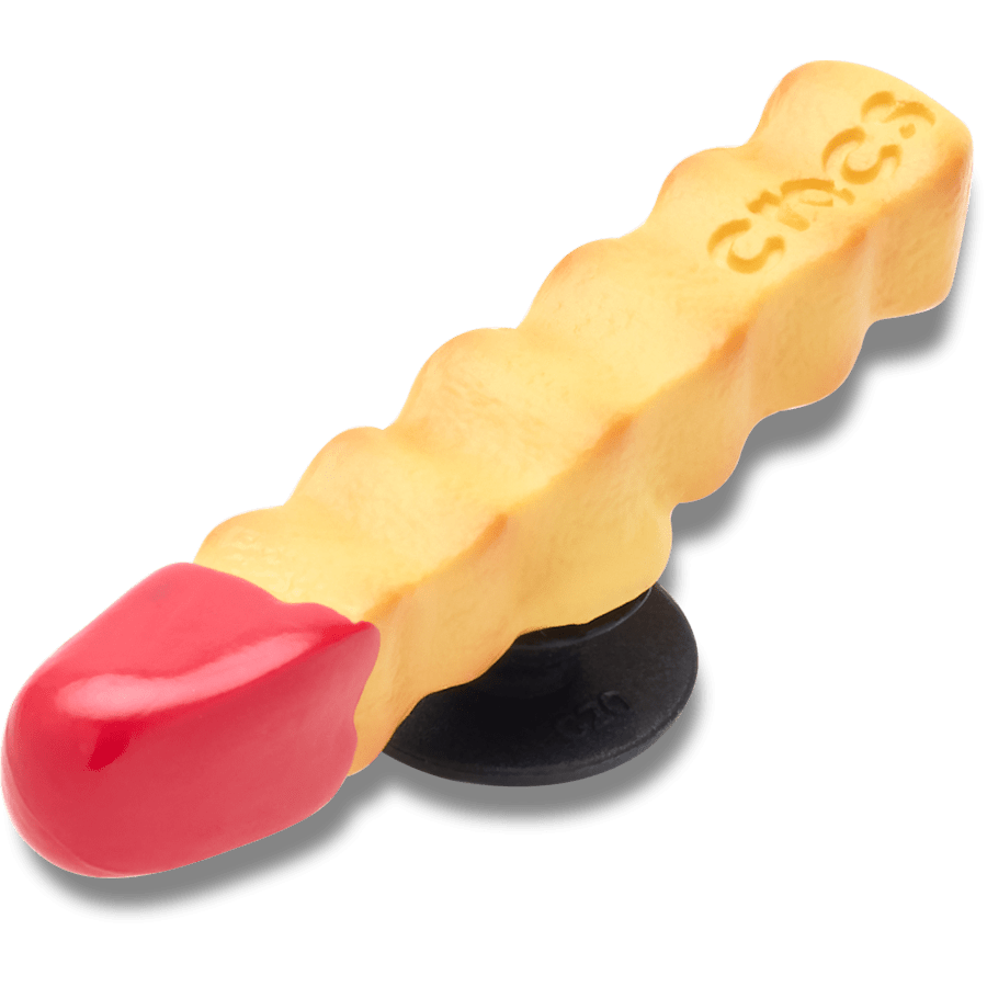Women / Men Crocs - French Fry Dipped in Ketchup Jibbitz™ charms