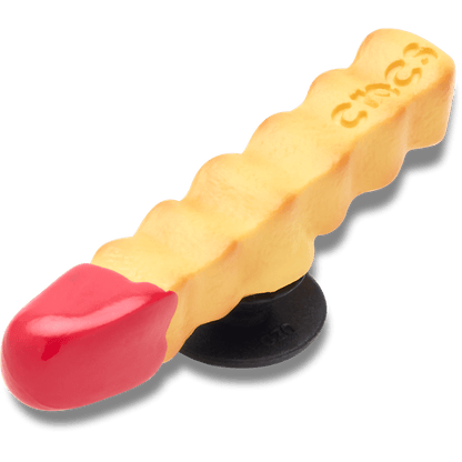 Women / Men Crocs - French Fry Dipped in Ketchup Jibbitz™ charms