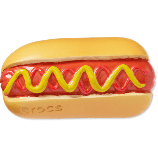 Women / Men Crocs - Hot Dog Dipped in Mustard Jibbitz™ charms