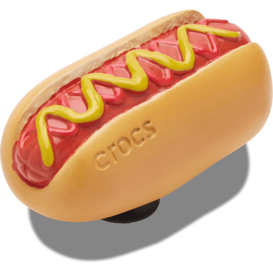 Women / Men Crocs - Hot Dog Dipped in Mustard Jibbitz™ charms