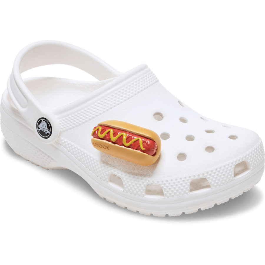 Women / Men Crocs - Hot Dog Dipped in Mustard Jibbitz™ charms