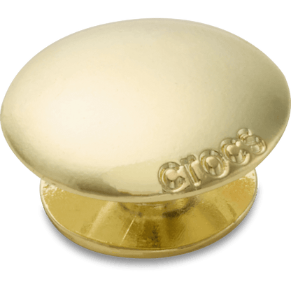 Women / Men Crocs - Large Gold Circle Stud Jibbitz™ charms