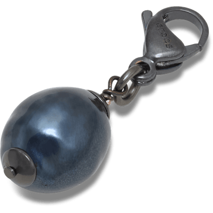 Women / Men / Kids Crocs - Silver Black SMT Pearl Charm Jibbitz charm