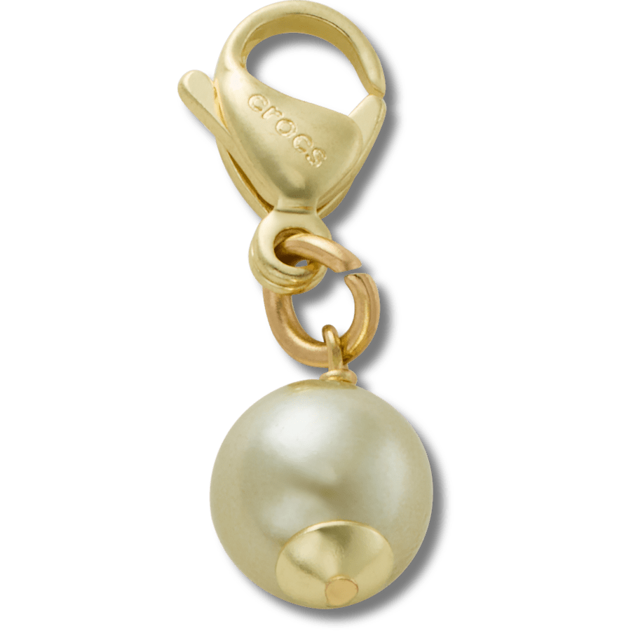 Women / Men / Kids Crocs - Gold and Green SMT Pearl Charm Jibbitz charm