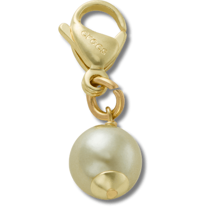 Women / Men / Kids Crocs - Gold and Green SMT Pearl Charm Jibbitz charm