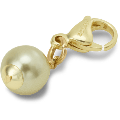 Women / Men / Kids Crocs - Gold and Green SMT Pearl Charm Jibbitz charm