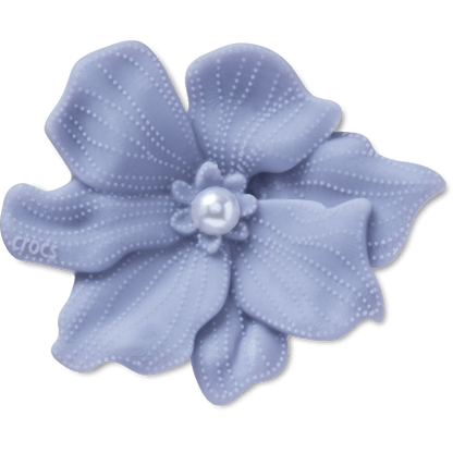Women / Men Crocs - Periwinkle Flower with Pearl Jibbitz™ charms