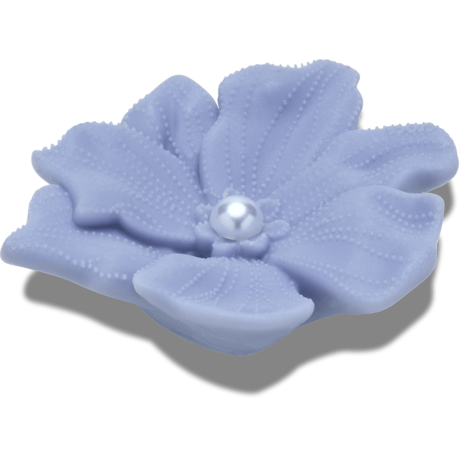 Women / Men Crocs - Periwinkle Flower with Pearl Jibbitz™ charms