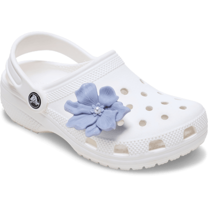 Women / Men Crocs - Periwinkle Flower with Pearl Jibbitz™ charms