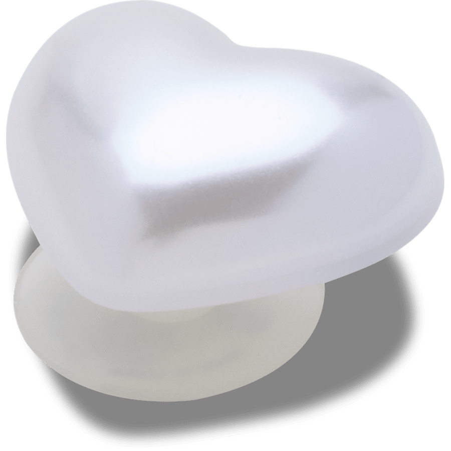 Women / Men Crocs - Pearl Heart Jibbitz™ charms