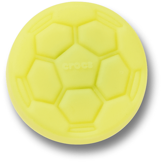 Women / Men Crocs - Lights Up Yellow Soccer Ball Jibbitz™ charms