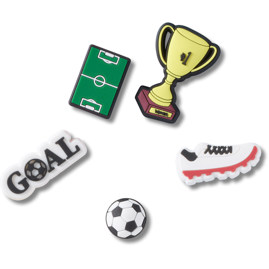 Women / Men Crocs - Soccer Star 5 Pack Jibbitz™ charms
