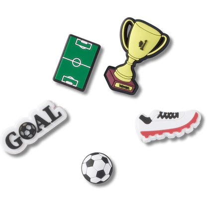 Women / Men Crocs - Soccer Star 5 Pack Jibbitz™ charms