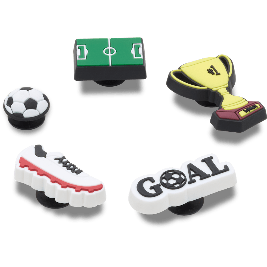Women / Men Crocs - Soccer Star 5 Pack Jibbitz™ charms
