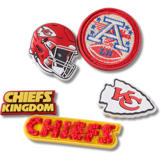Women / Men Crocs - NFL Kansas City Chiefs 5 Pack Jibbitz Shoe Charm