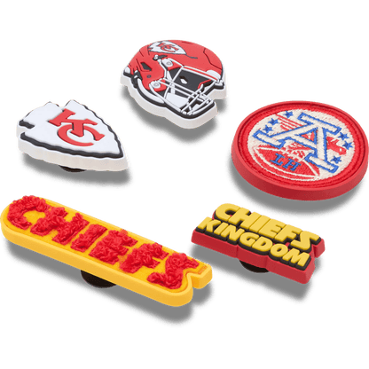 Women / Men Crocs - NFL Kansas City Chiefs 5 Pack Jibbitz Shoe Charm