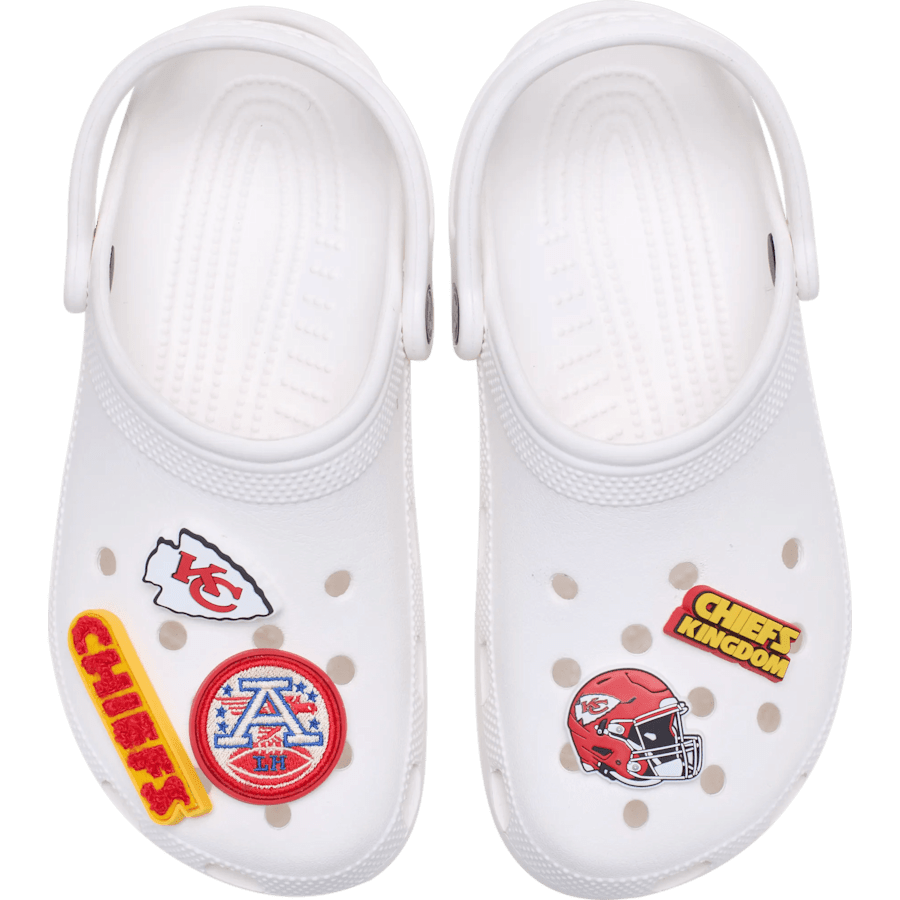 Women / Men Crocs - NFL Kansas City Chiefs 5 Pack Jibbitz Shoe Charm