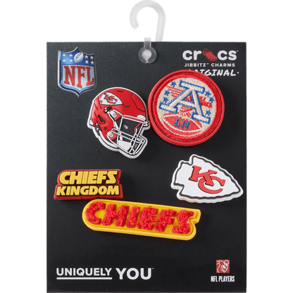 Women / Men Crocs - NFL Kansas City Chiefs 5 Pack Jibbitz Shoe Charm