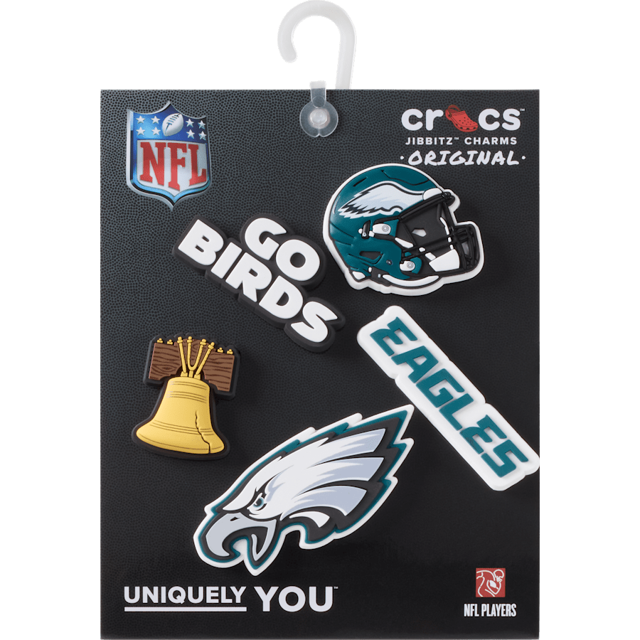 Women / Men Crocs - NFL Philadelphia Eagles 5 Pack Jibbitz Shoe Charm