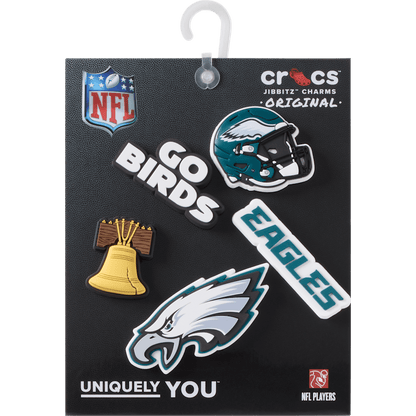 Women / Men Crocs - NFL Philadelphia Eagles 5 Pack Jibbitz Shoe Charm