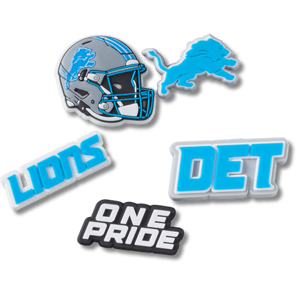 Women / Men Crocs - NFL Detroit Lions 5 Pack Jibbitz Shoe Charm