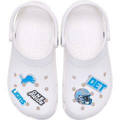 Crocs NFL Detroit Lions 5 Pack Jibbitz Shoe Charm Women|Men|Jibbitz™ Charms