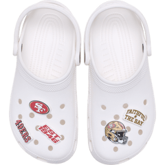 Crocs NFL San Francisco 49ers 5 Pack Jibbitz Shoe Charm Women|Men|Jibbitz™ Charms