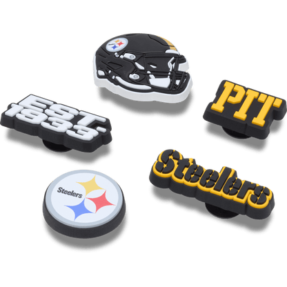 Women / Men Crocs - NFL Pittsburgh Steelers 5 Pack Jibbitz Shoe Charm