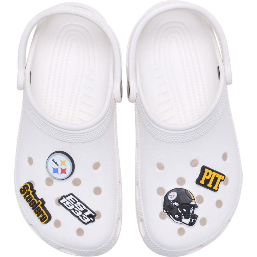 Women / Men Crocs - NFL Pittsburgh Steelers 5 Pack Jibbitz Shoe Charm