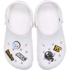 Crocs NFL Pittsburgh Steelers 5 Pack Jibbitz Shoe Charm Women|Men|Jibbitz™ Charms