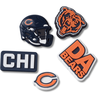 Women / Men Crocs - NFL Chicago Bears 5 Pack Jibbitz Shoe Charm