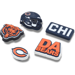 Crocs NFL Chicago Bears 5 Pack Jibbitz Shoe Charm Women|Men|Jibbitz™ Charms