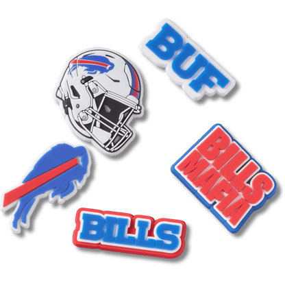 Women / Men Crocs - NFL Buffalo Bills 5 Pack Jibbitz Shoe Charm
