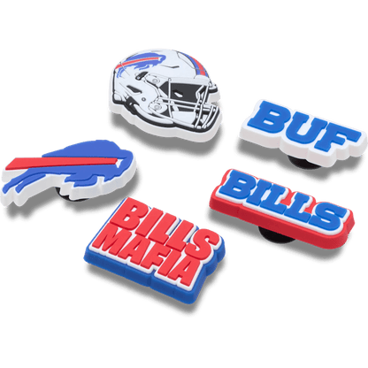 Women / Men Crocs - NFL Buffalo Bills 5 Pack Jibbitz Shoe Charm