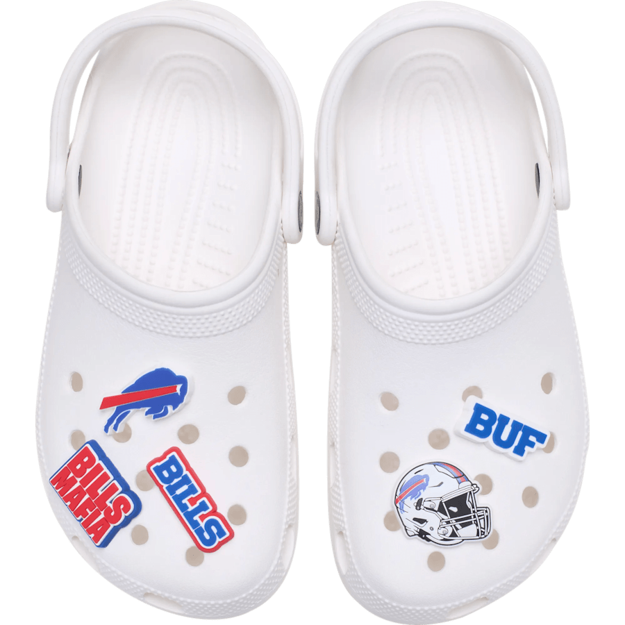 Women / Men Crocs - NFL Buffalo Bills 5 Pack Jibbitz Shoe Charm