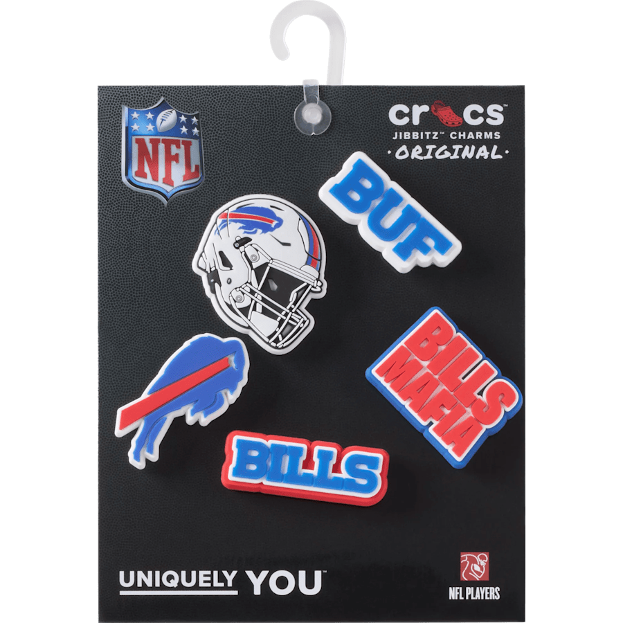 Women / Men Crocs - NFL Buffalo Bills 5 Pack Jibbitz Shoe Charm