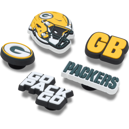 Women / Men Crocs - NFL Green Bay Packers 5 Pack Jibbitz Shoe Charm