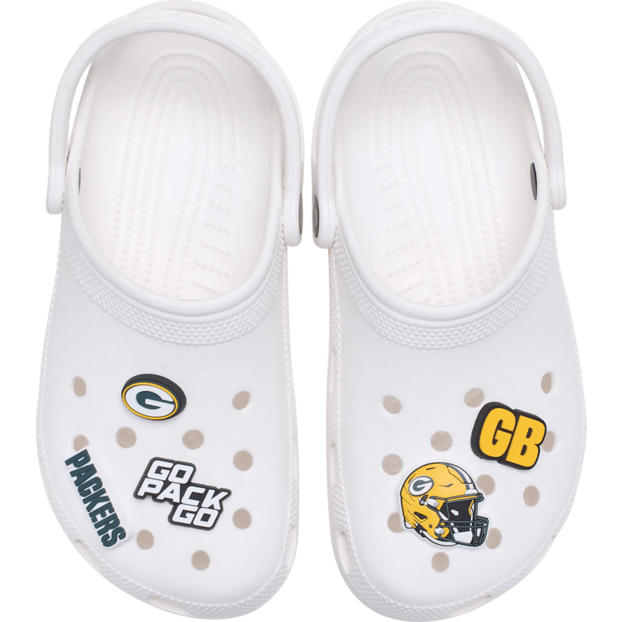 Women / Men Crocs - NFL Green Bay Packers 5 Pack Jibbitz Shoe Charm
