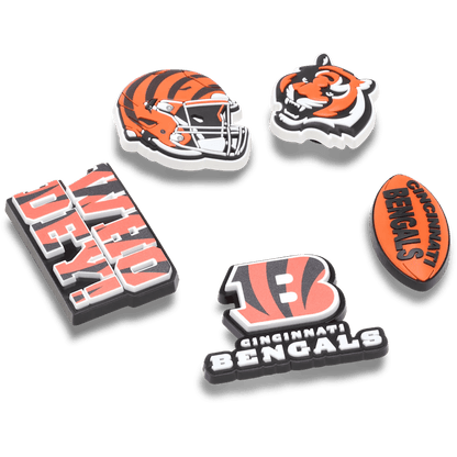 Women / Men Crocs - NFL Cincinnati Bengals 5 Pack Jibbitz Shoe Charm