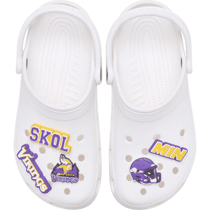 Women / Men Crocs - NFL Minnesota Vikings 5 Pack Jibbitz Shoe Charm