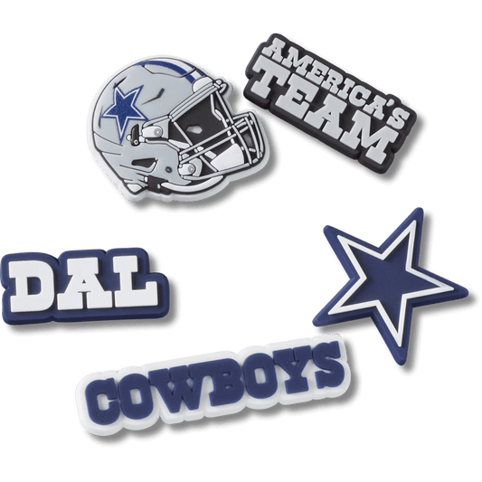 Women / Men Crocs - NFL Dallas Cowboys 5 Pack Jibbitz Shoe Charm